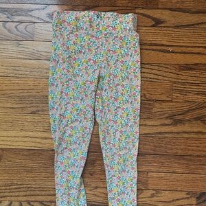 Boden Girls Spring Floral Print Leggings size 6-7Y